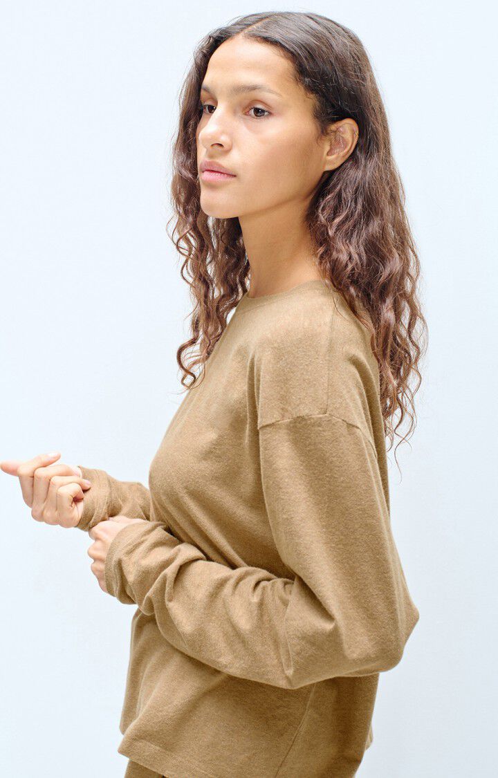 American Vintage - YPAWOOD Longsleeve Macchiato Chine