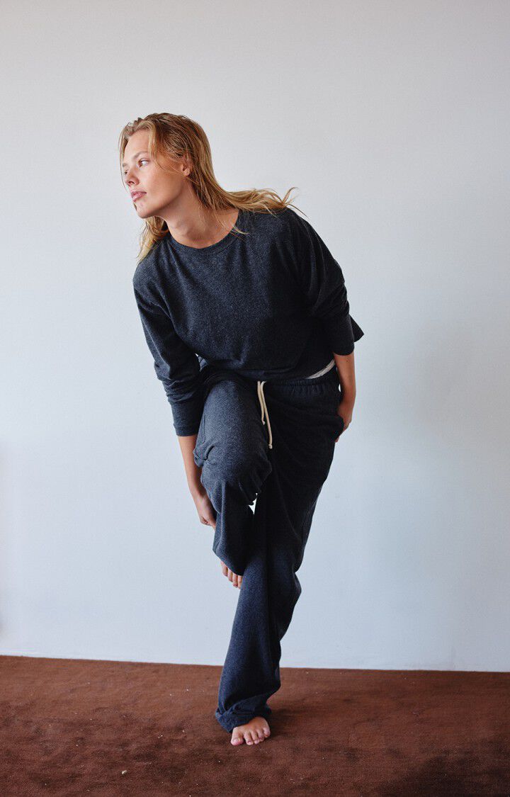 American Vintage - YPAWOOD Longsleeve | Carbone Chine