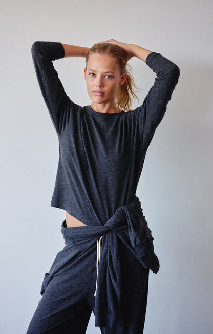 American Vintage - YPAWOOD Longsleeve | Carbone Chine