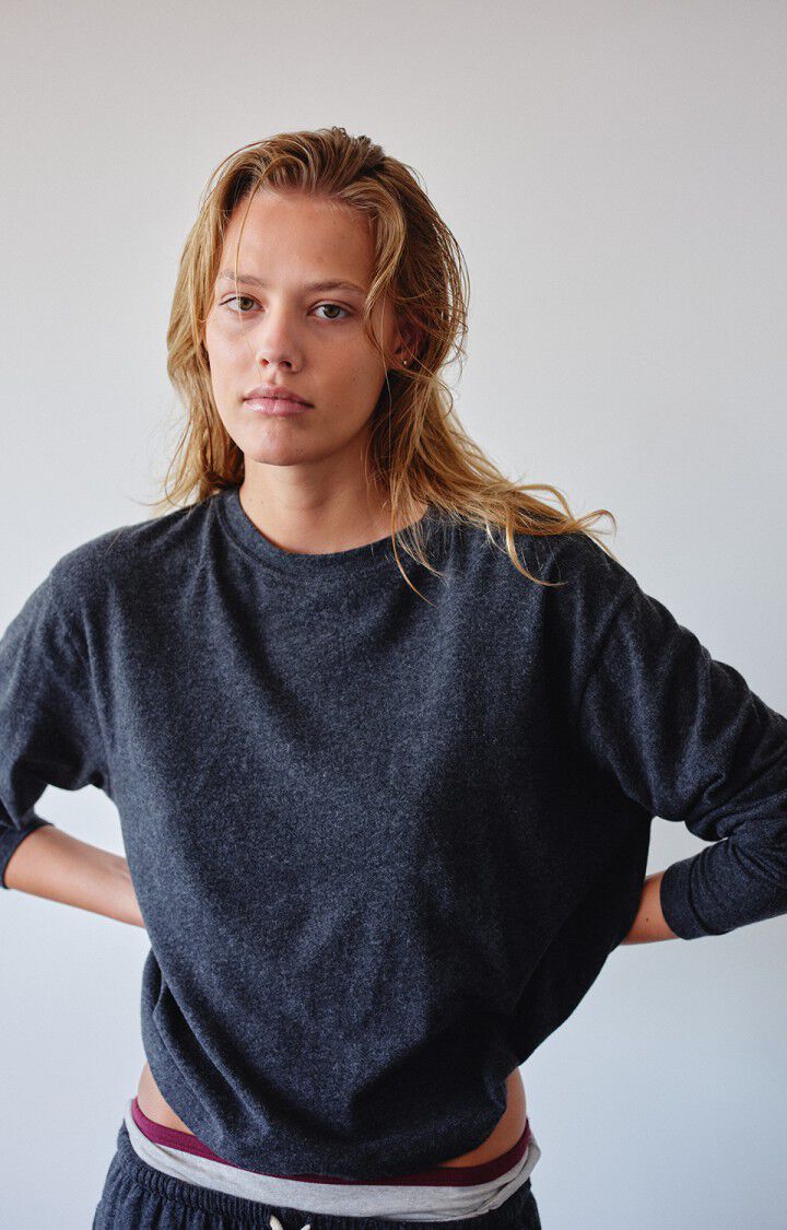 American Vintage - YPAWOOD Longsleeve | Carbone Chine