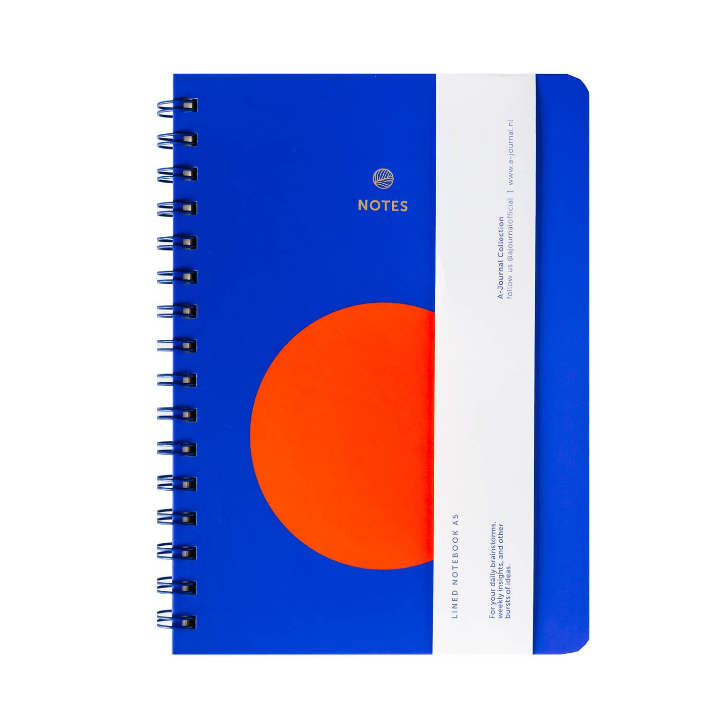 A-Journal - Spiralnotizbuch A5 Blau/Orange