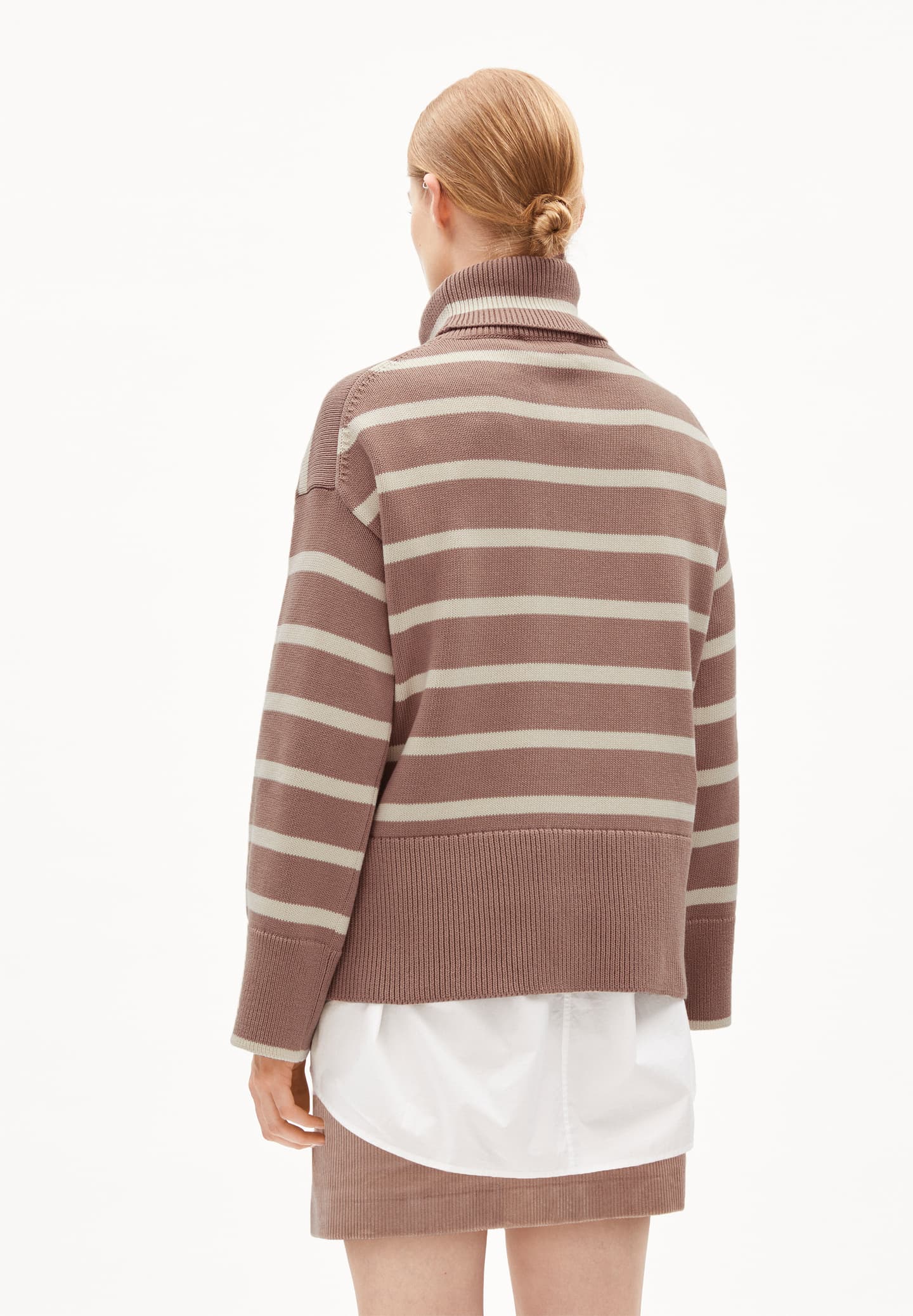 Armedangels - Chanaa Stripes Cinnamon Dust