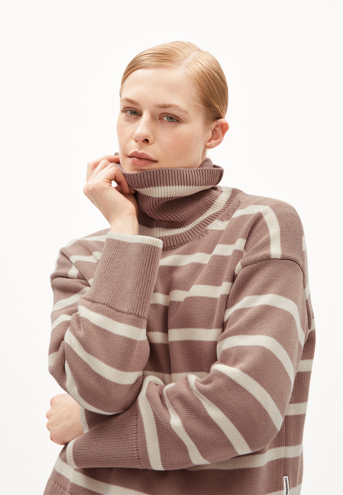 Armedangels - Chanaa Stripes Cinnamon Dust