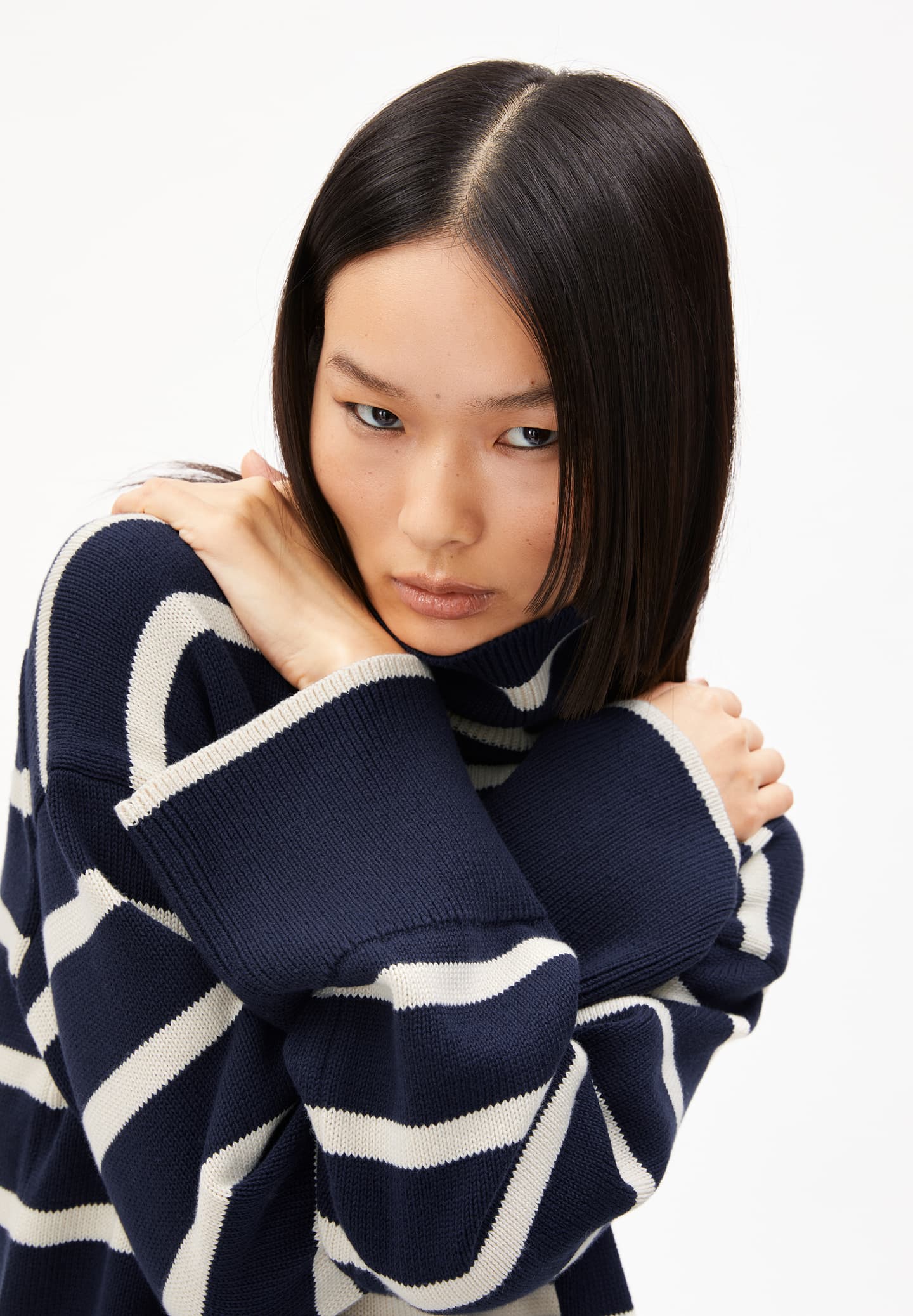 Armedangels - Chanaa Stripes Navy Blue