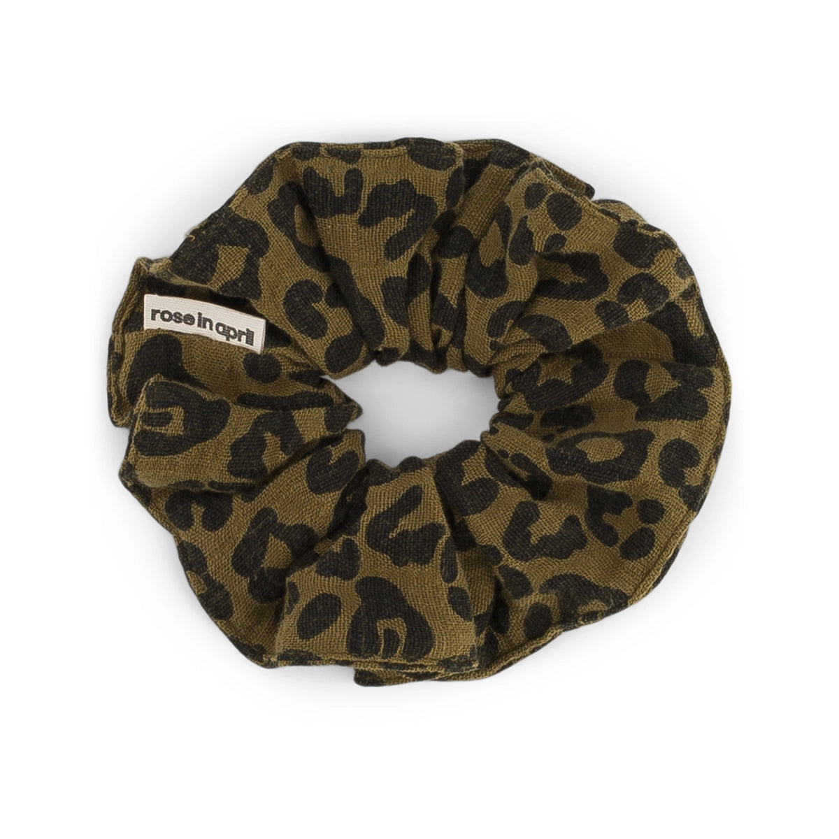 Rose in April - Scrunchie Leoprint Olive
