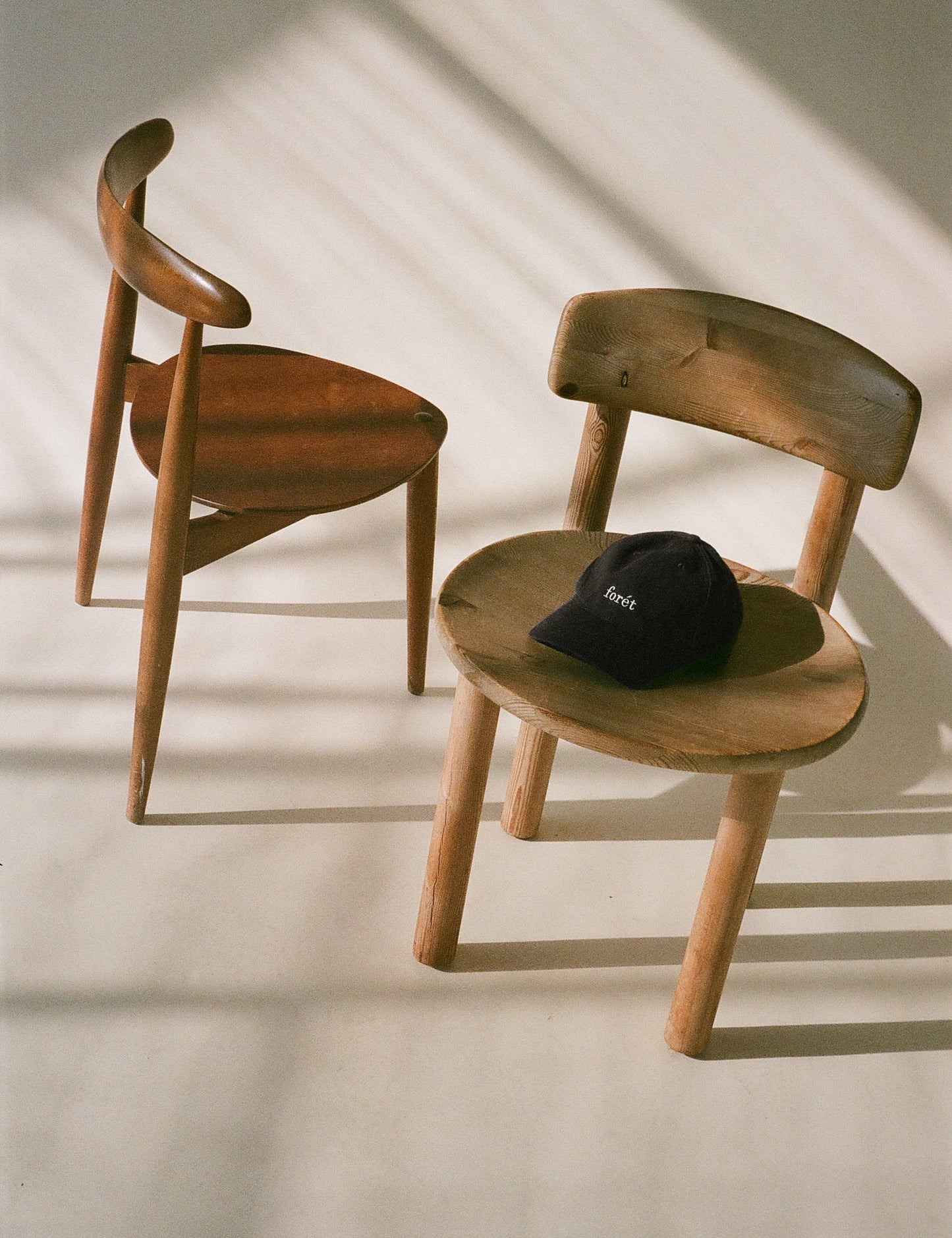forét - Hawk Washed Cap Black