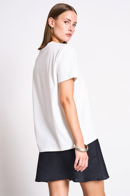 JAN'N JUNE - CERCIS Linen Mini Skirt | Black