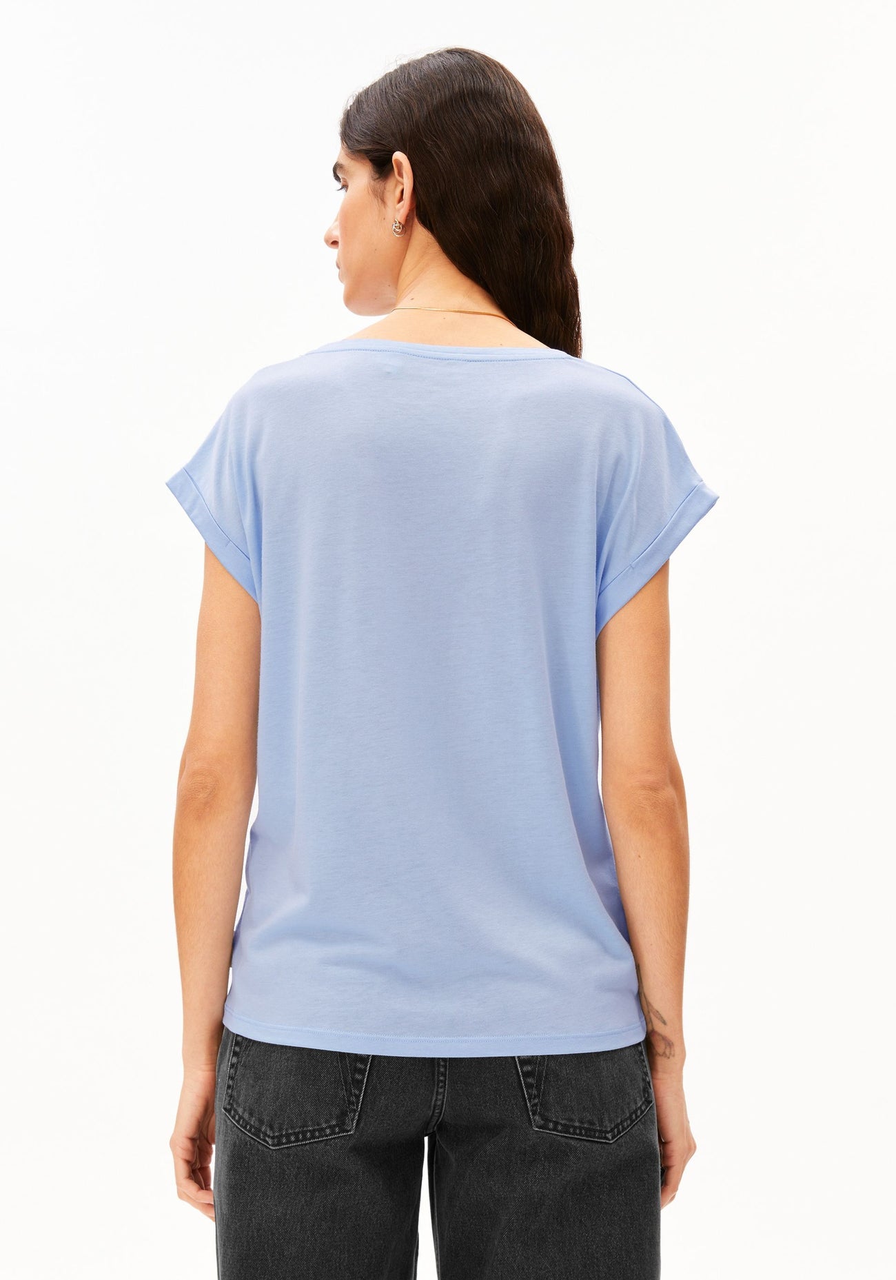 Armedangels - Jilaana T-Shirt | Soft Blue
