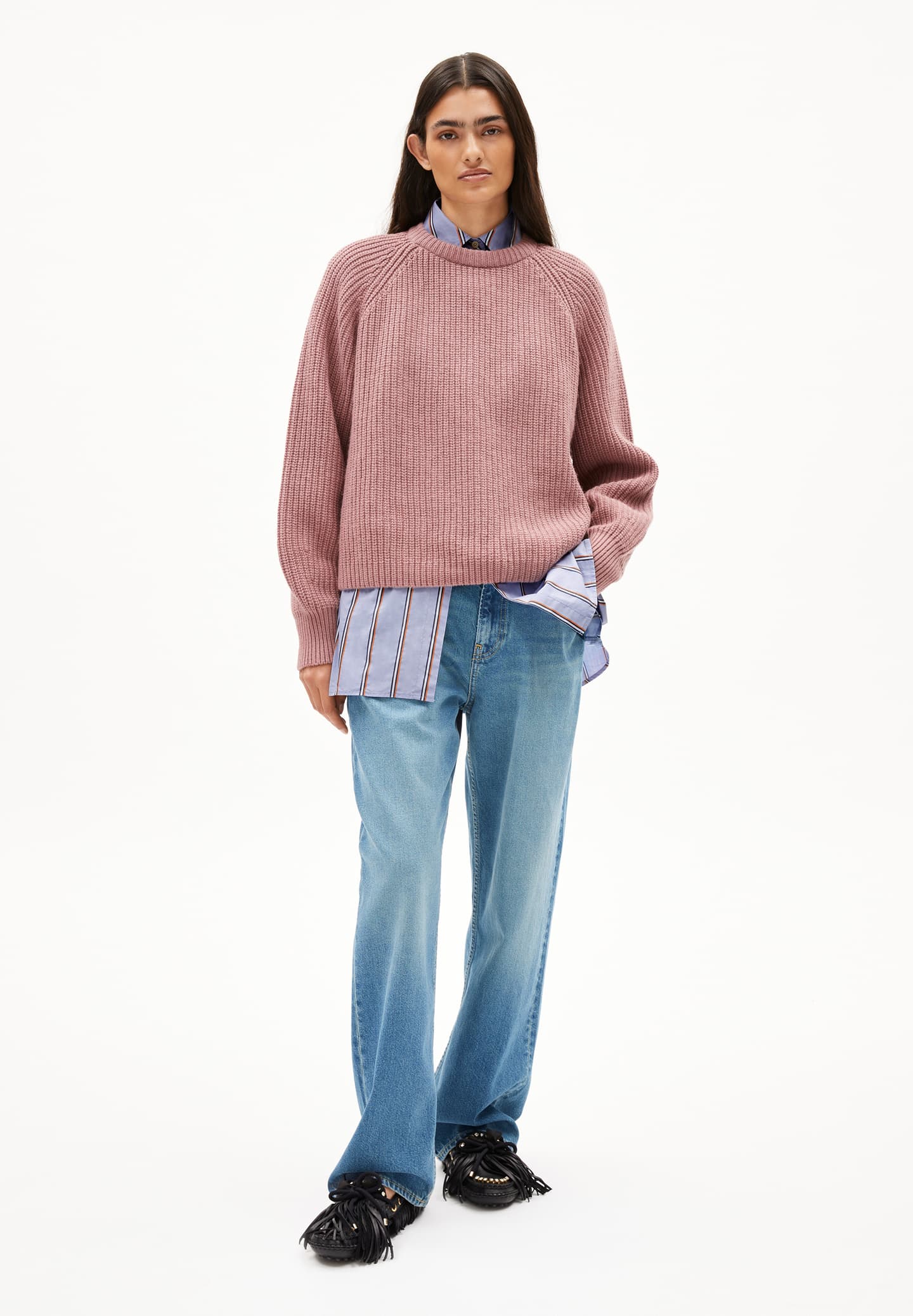 Armedangels - KAAGI Strickpullover Light Berry