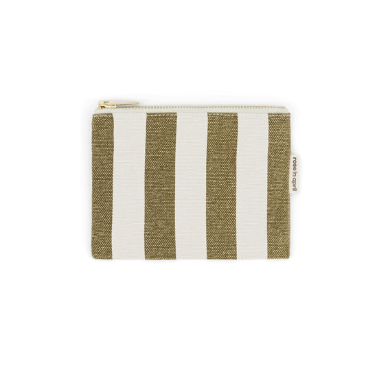 Rose in April - Portemonnaie Olive Stripes