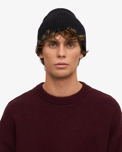 Colorful Standard - Merino Wool Beanie | Deep Black