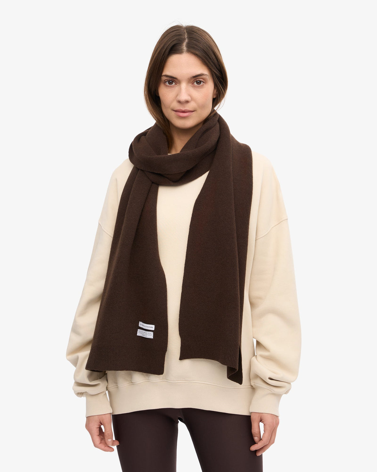 Colorful Standard - Merino Wool Scarf | Coffee Brown