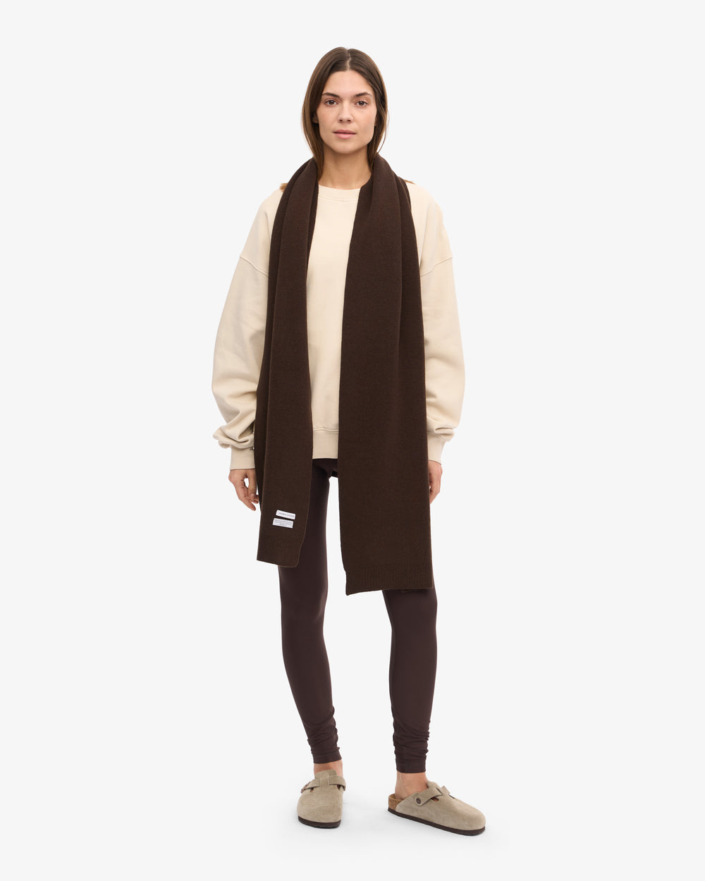 Colorful Standard - Merino Wool Scarf | Coffee Brown