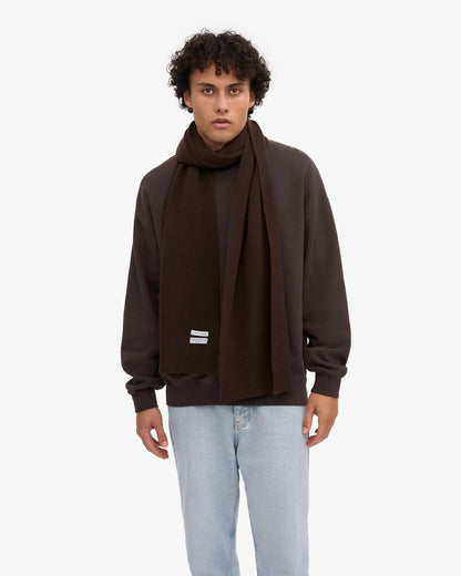 Colorful Standard - Merino Wool Scarf | Coffee Brown