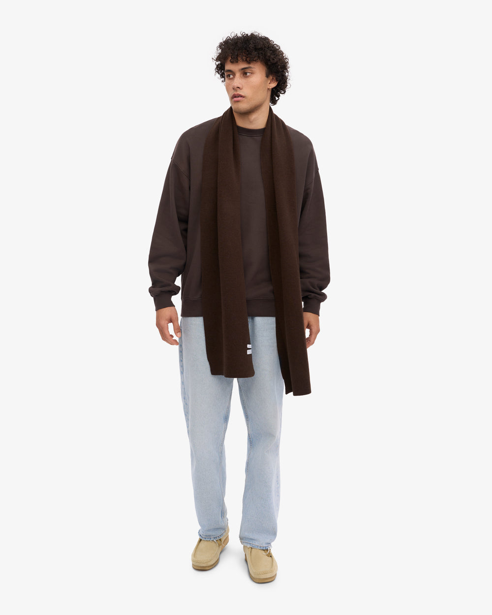 Colorful Standard - Merino Wool Scarf | Coffee Brown