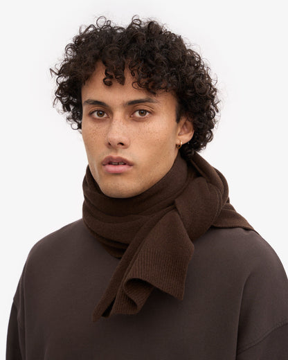 Colorful Standard - Merino Wool Scarf | Coffee Brown