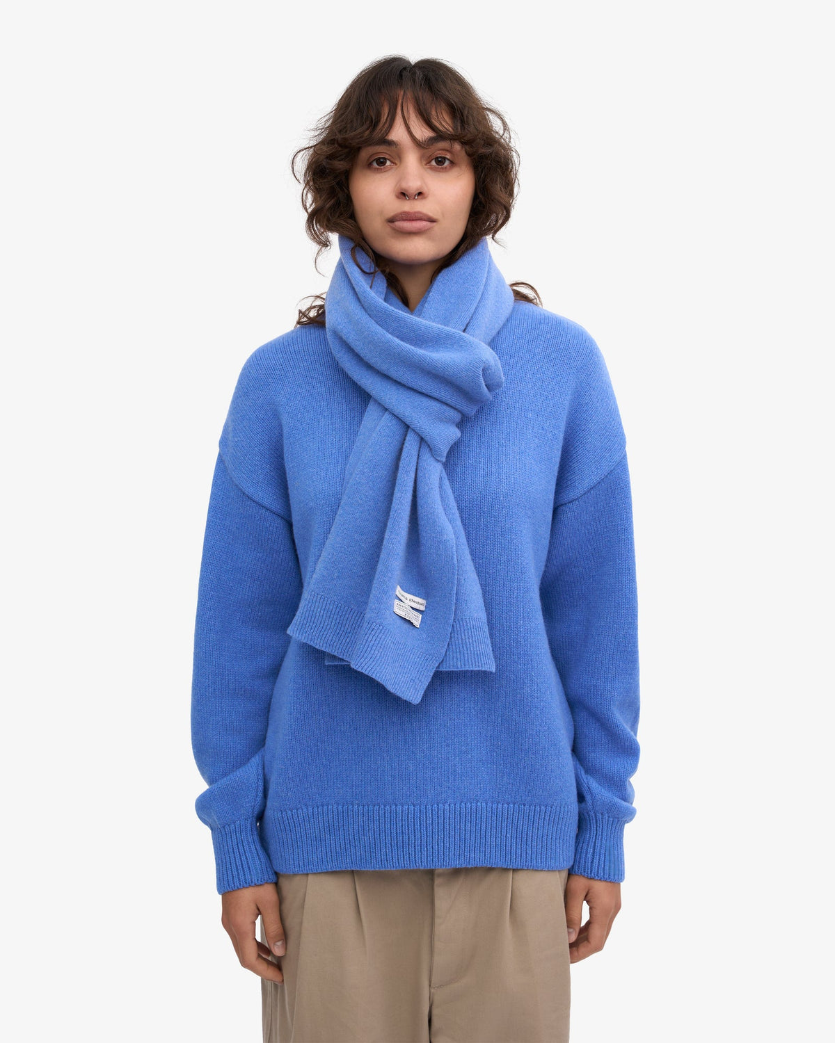 Colorful Standard - Merino Wool Scarf | Pacific Blue
