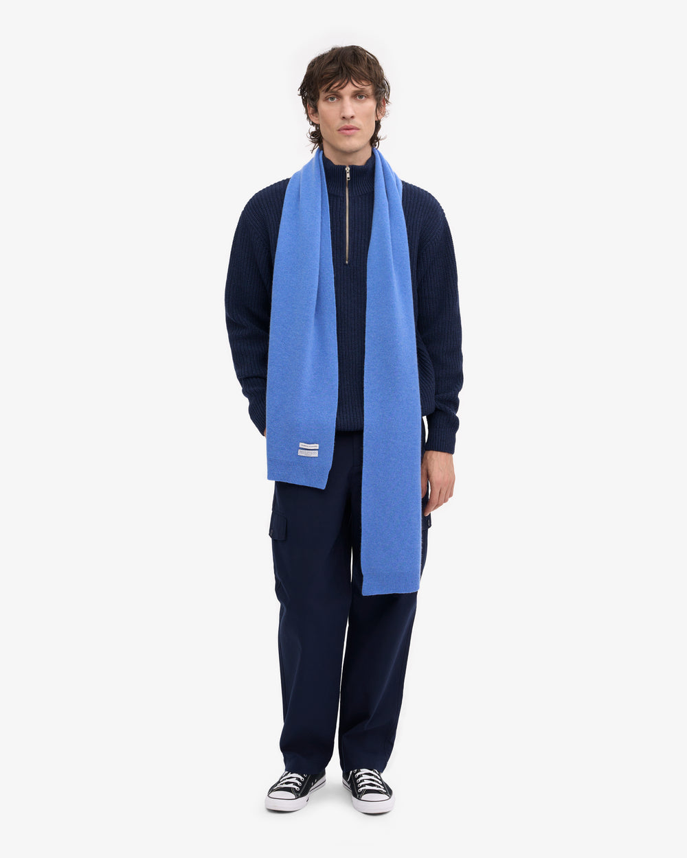 Colorful Standard - Merino Wool Scarf | Pacific Blue