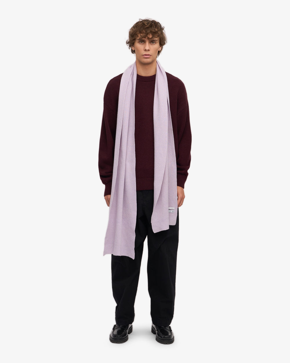 Colorful Standard - Merino Wool Scarf | Soft Lavender