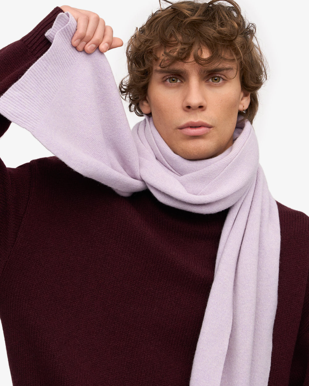 Colorful Standard - Merino Wool Scarf | Soft Lavender