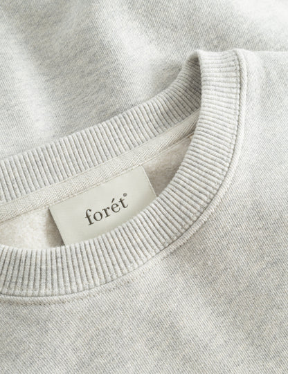forét - NOON Sweatshirt Snow Melange