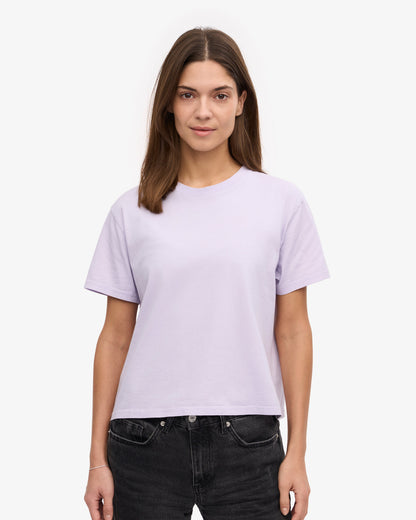 Colorful Standard - Organic Boxy Crop Tee Soft Lavender