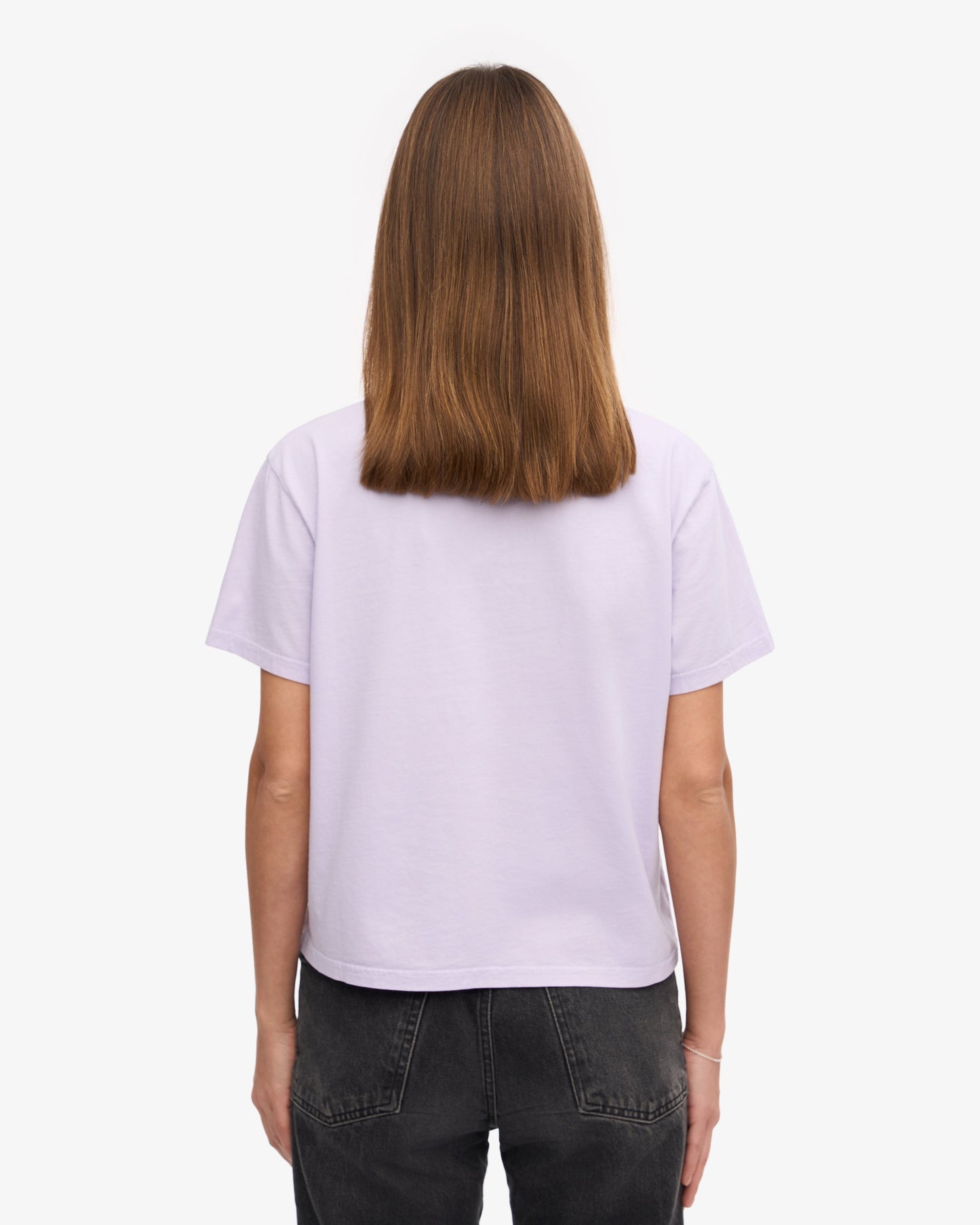 Colorful Standard - Organic Boxy Crop Tee Soft Lavender