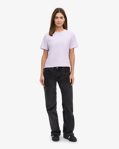 Colorful Standard - Organic Boxy Crop Tee Soft Lavender