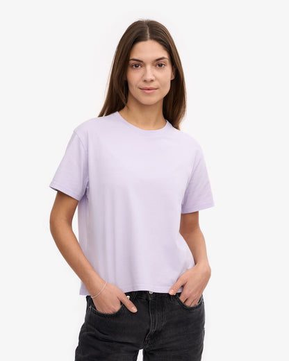 Colorful Standard - Organic Boxy Crop Tee Soft Lavender