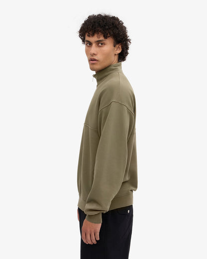Colorful Standard - Organic Quarter Zip | Dusty Olive