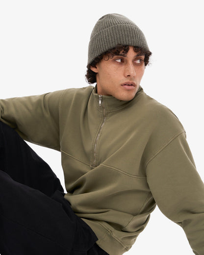 Colorful Standard - Organic Quarter Zip | Dusty Olive