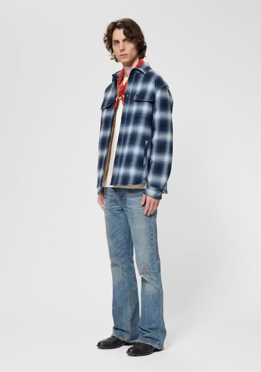 Nudie Jeans - Glenn Padded Overshirt Shadow Check