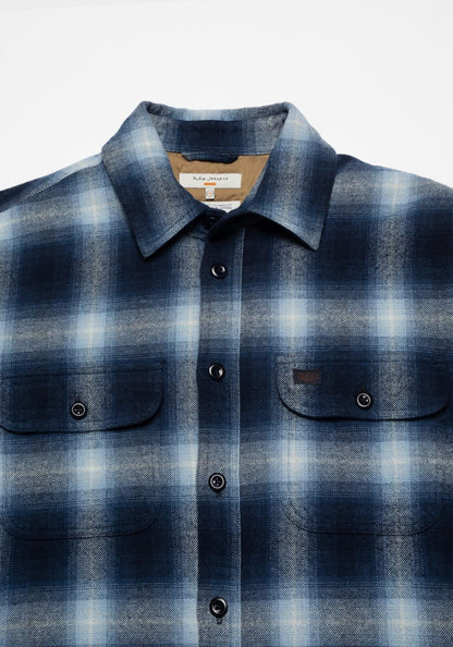 Nudie Jeans - Glenn Padded Overshirt Shadow Check