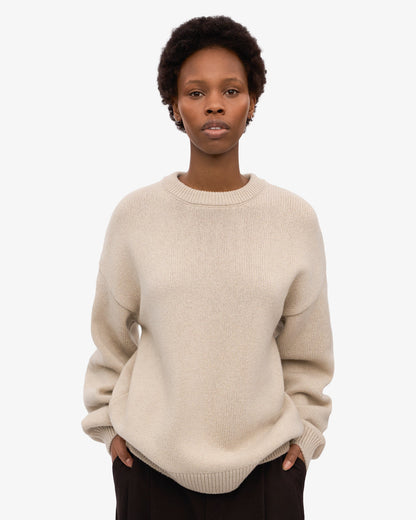 Colorful Standard - Oversized Merino Wool Crew | Ivory White