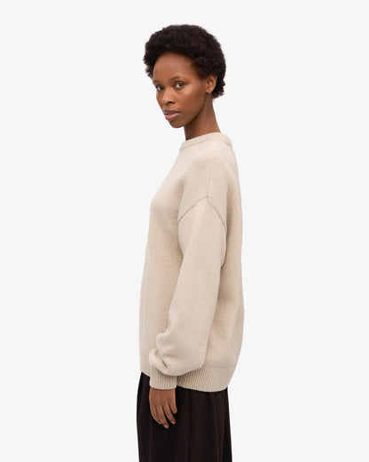 Colorful Standard - Oversized Merino Wool Crew | Ivory White