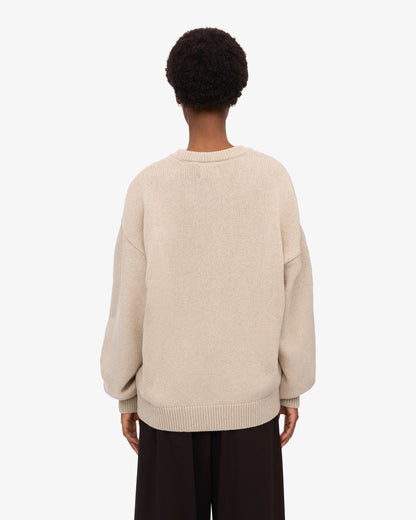Colorful Standard - Oversized Merino Wool Crew | Ivory White