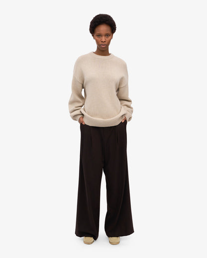 Colorful Standard - Oversized Merino Wool Crew | Ivory White