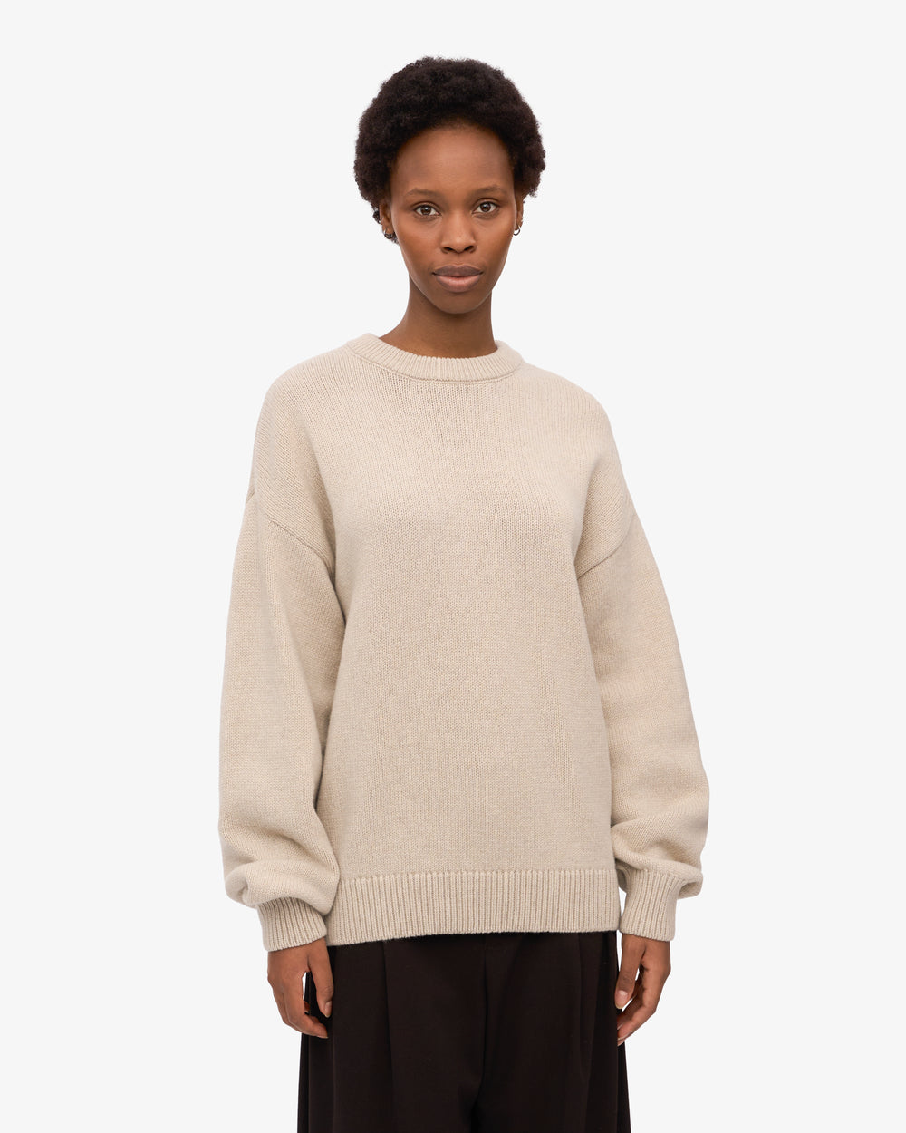 Colorful Standard - Oversized Merino Wool Crew | Ivory White