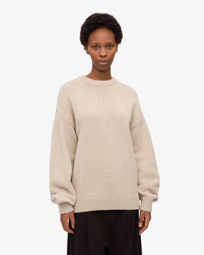 Colorful Standard - Oversized Merino Wool Crew | Ivory White