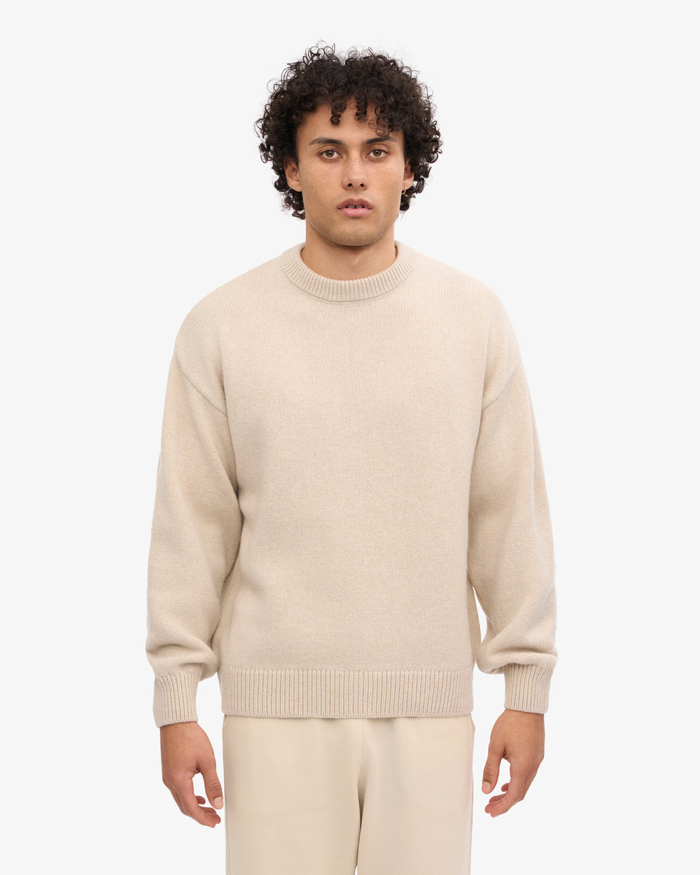 Colorful Standard - Oversized Merino Wool Crew | Ivory White