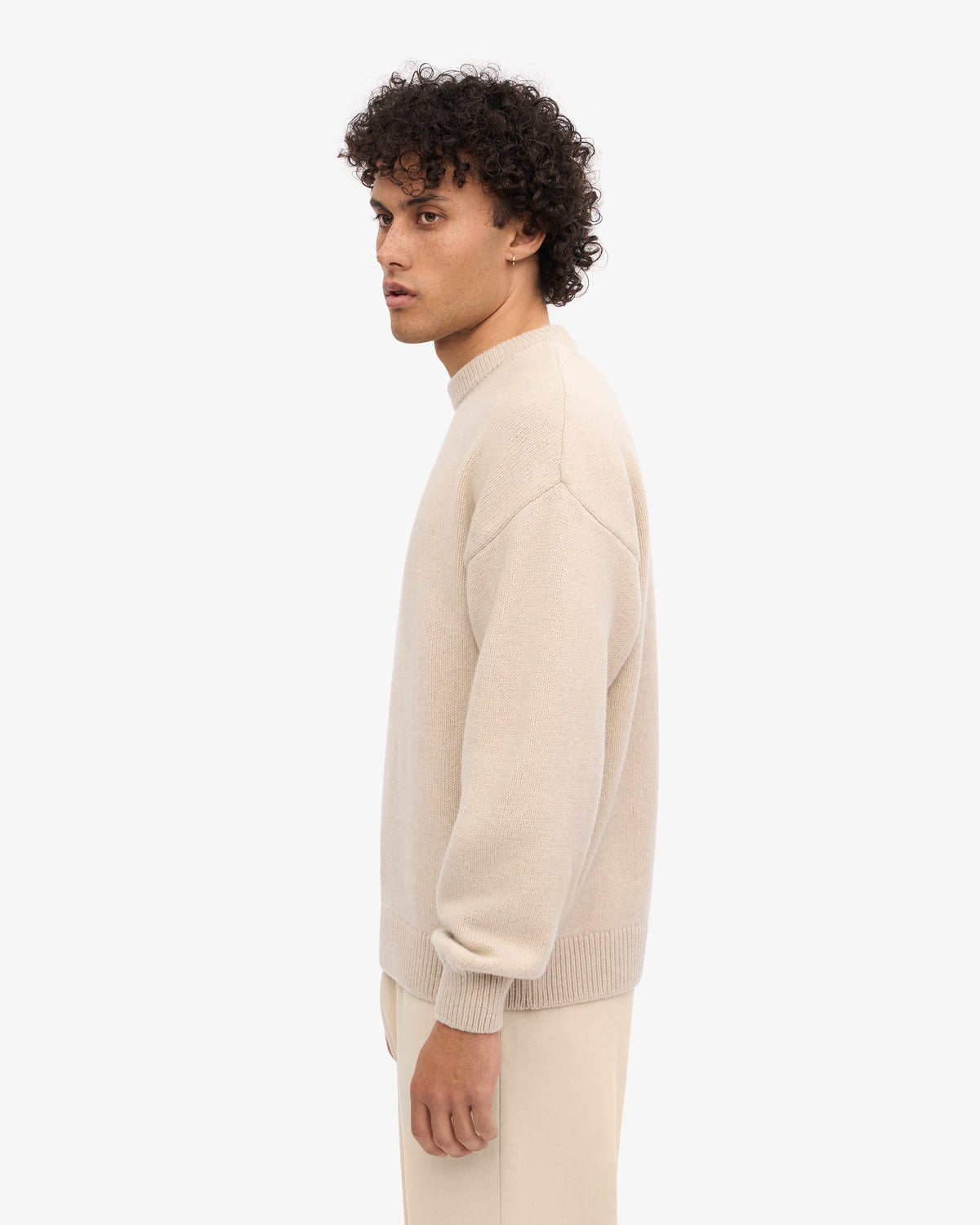 Colorful Standard - Oversized Merino Wool Crew | Ivory White