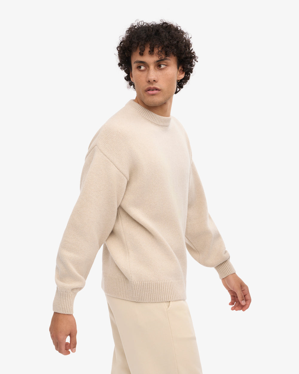 Colorful Standard - Oversized Merino Wool Crew | Ivory White