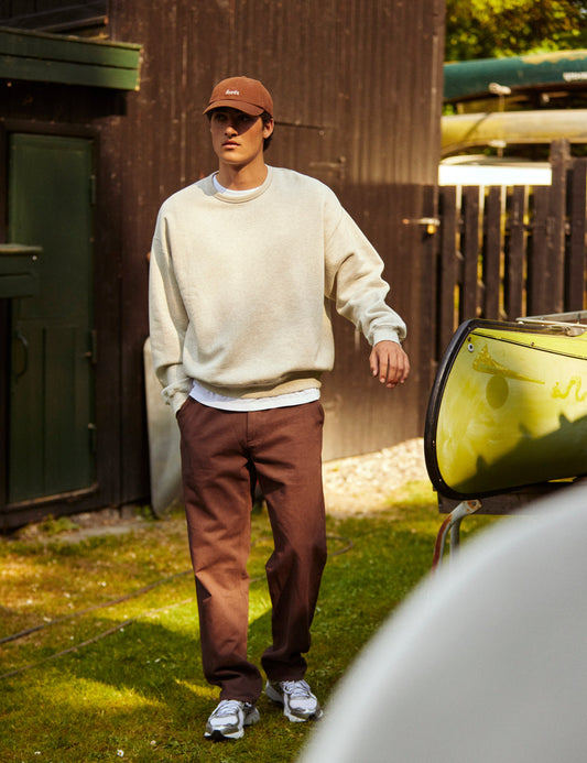 forét - NOON Sweatshirt Snow Melange