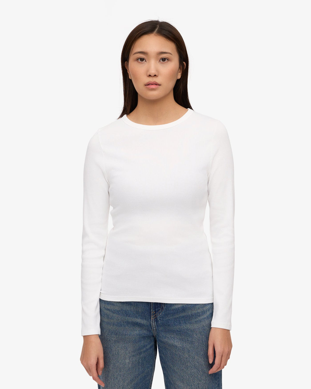 Colorful Standard - Organic Rib Longsleeve | Optical White