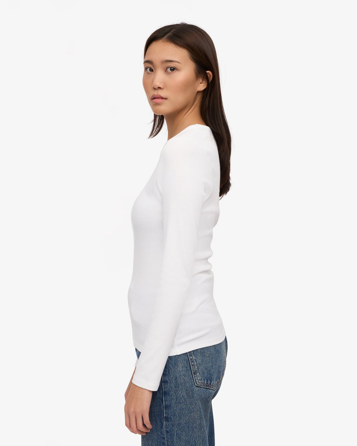Colorful Standard - Organic Rib Longsleeve | Optical White
