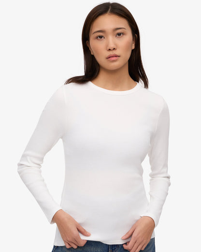Colorful Standard - Organic Rib Longsleeve | Optical White